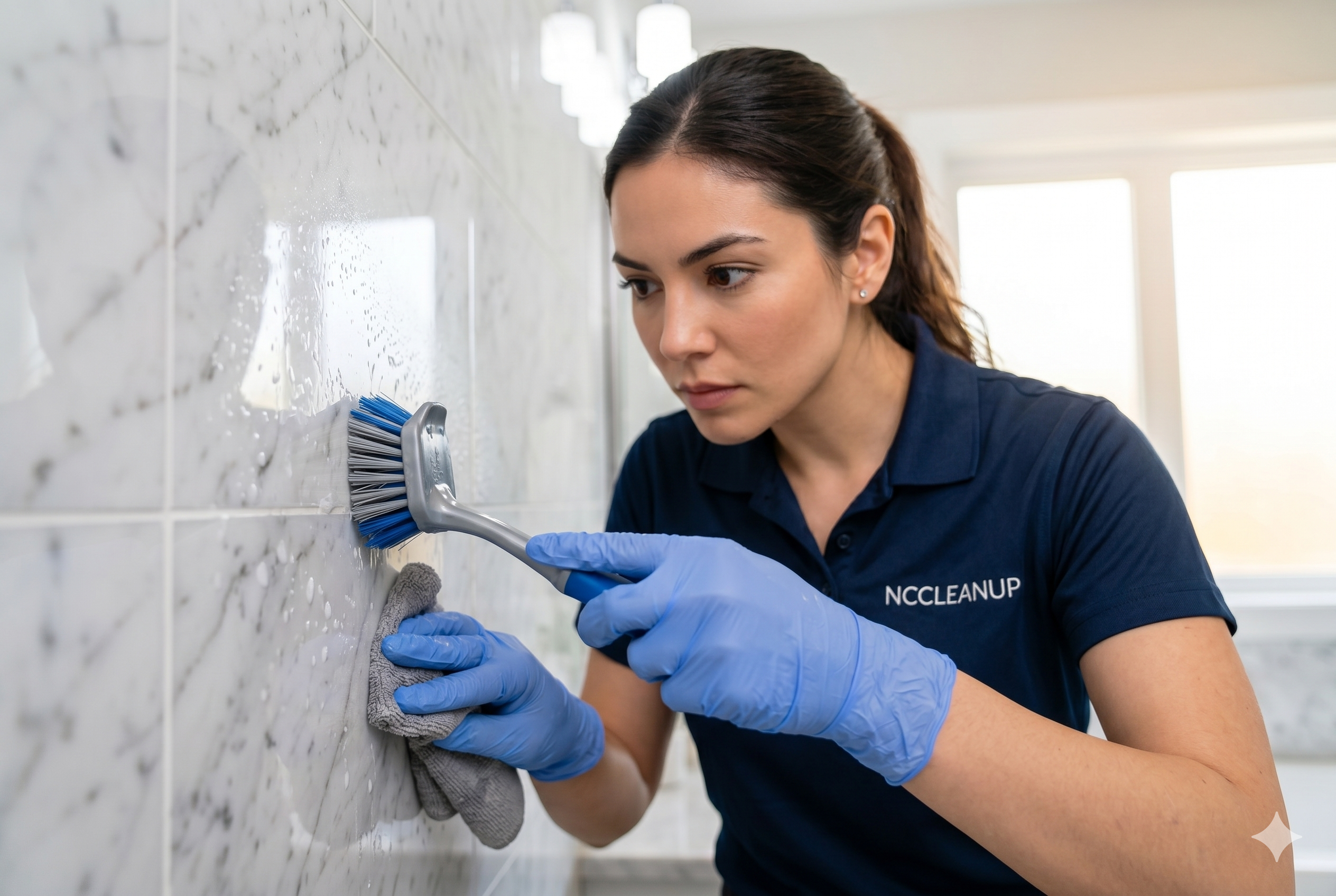 Sparkling clean kitchen after deep cleaning